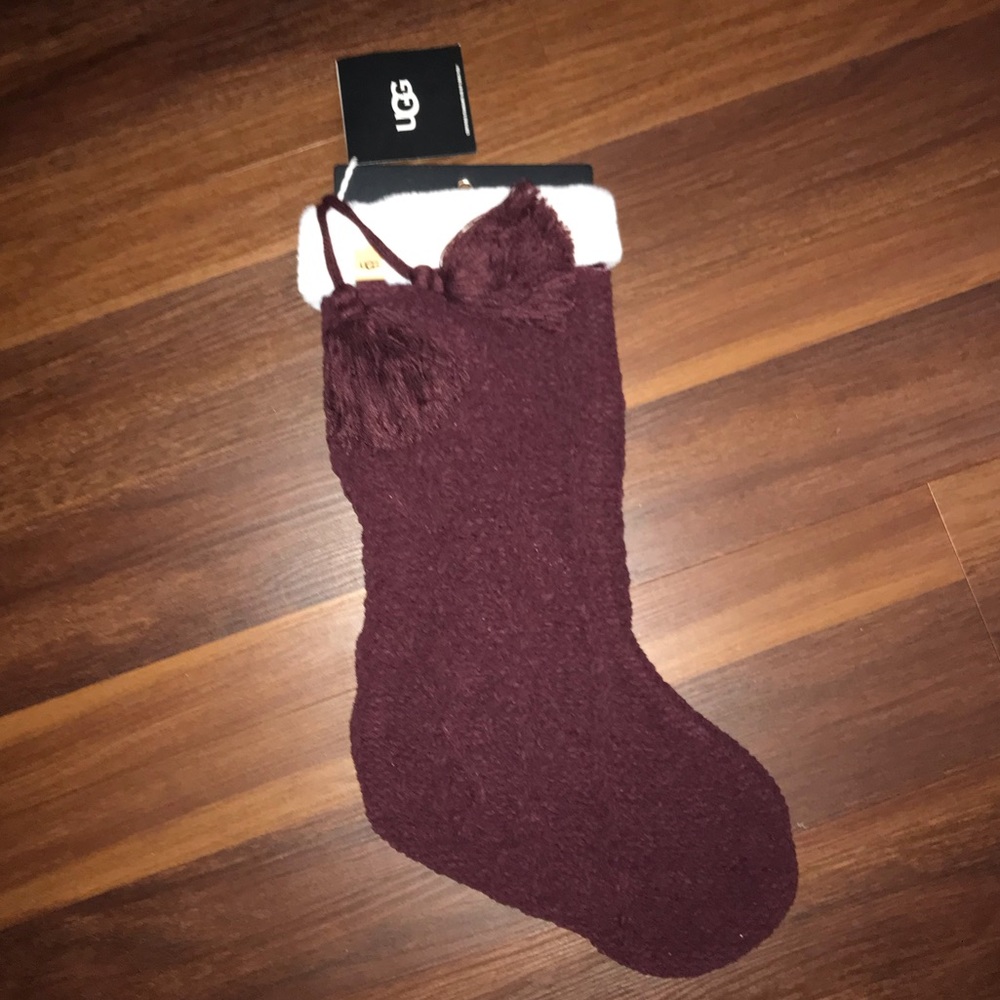 UGG Lita Christmas Stocking in Cabernet NWT - Picture 3 of 8